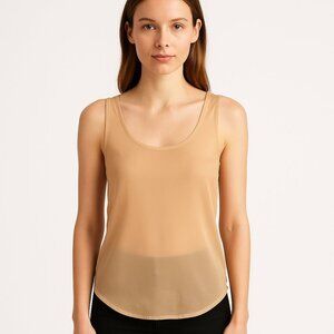Sundance Catalog Nude Colored Tank Top/Chamise/Camisole - Size Extra Small